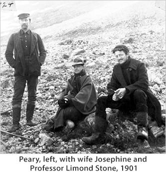 Peary and his wife Josephine